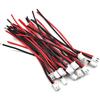 20 комплектов Мини Микро JST-XH Шаг 2,54 мм 2-контактный Разъем Папа с Силиконовыми Проводами 10 см и Разъемом Мама