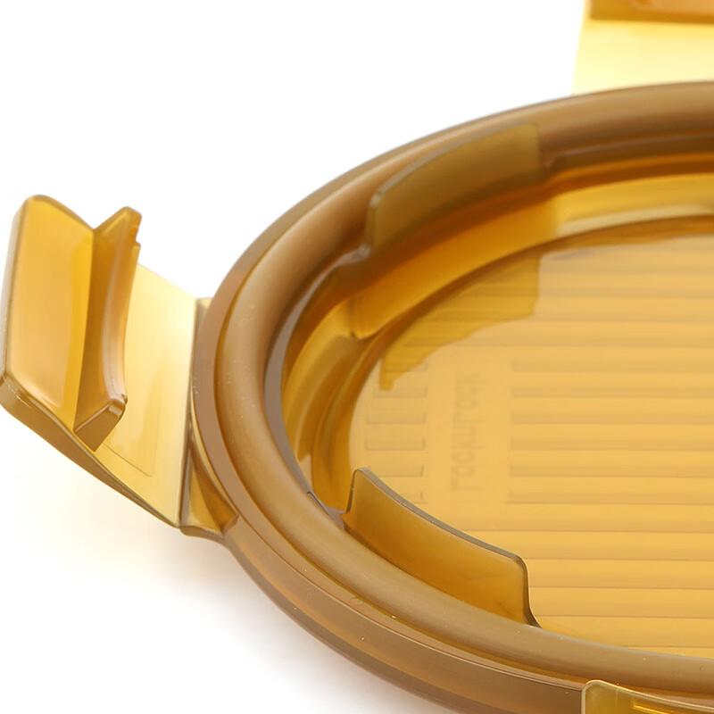 LOCK&LOCK Янтарный термостойкий стеклянный контейнер для еды