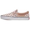 Classic Slip-On Checkerboard - Warm Taupe Brown Unisex Sneakers VN000D6YE2V