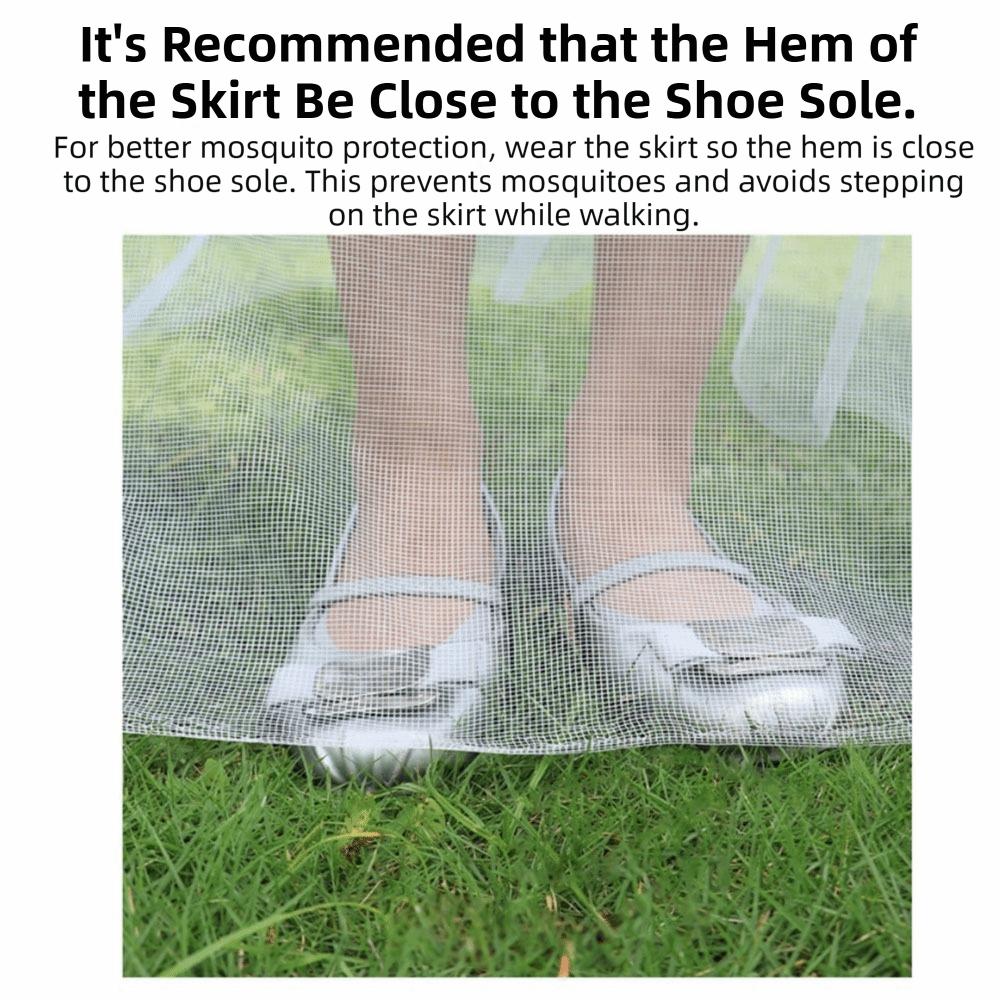 Bee Repellent Women's Net Dress Anti-Bug Net Mosquito Repellent Cover Summer Wear
