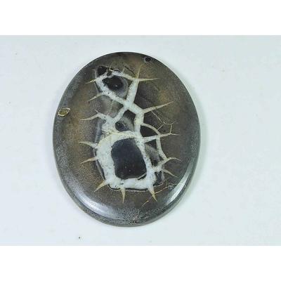 38X51X05 MM натуральный септарный овальный кабошон россыпью драгоценный камень 89 карат. СК-4237