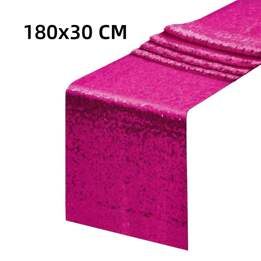 Glitter Long Tablecloth Metallic Dining Table Decoration Table Runner  Event Party Decoration