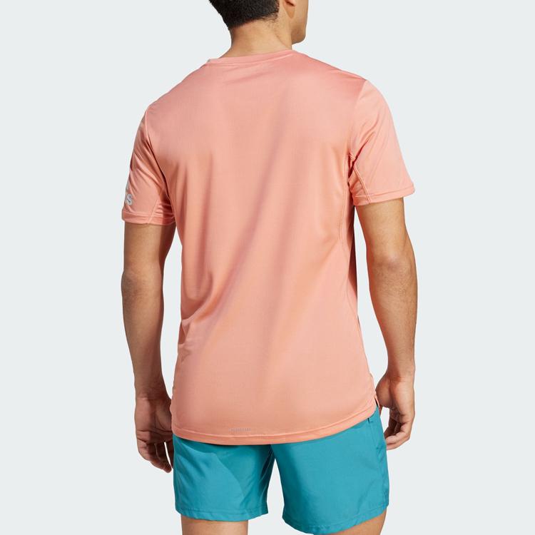 Adidas Letter Round Neck Logo Printed Short Sleeve T-Shirt Men Tops IJ6835