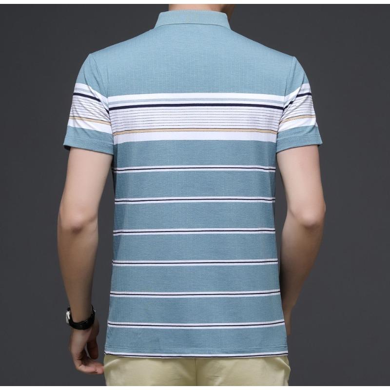 Футболки с короткими рукавами для молодых и средних мужчин. Летняя одежда. Новые футболки с короткими рукавами для мужчин среднего возраста. Одежда.