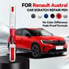 Для Renault Austral 2022-2025 CMF-CD Ремонтный маркер для краски Подкраска Удаление царапин DIY Автоаксессуары Черный Белый Синий Красный Серый