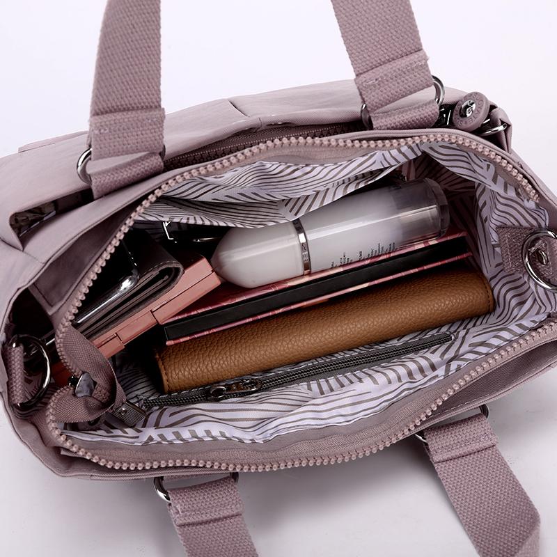 Легкая водонепроницаемая нейлоновая сумка на плечо, большая вместительная сумка, сумки на плечо для работы, школы и путешествий, сумки на плечо