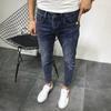 Men's Slim Fit Skinny Jeans: Trendy Autumn Elastic Long Pants
