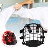 Karate Face Taekwondo Guard for Kids Removable Headgear Metal Sparring Kickboxing