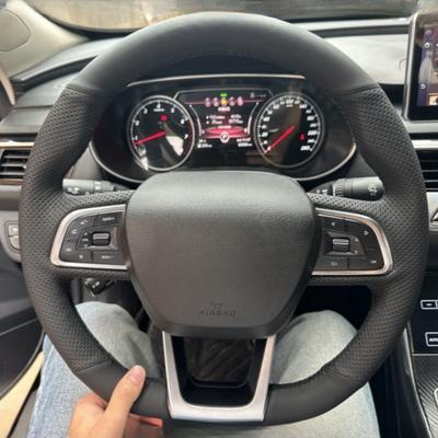Чехол на руль автомобиля из искусственной кожи, дышащий, для Hongqi HS5 H5 HS7 H7 H9 E-QM5, оплетка на руль, аксессуары
