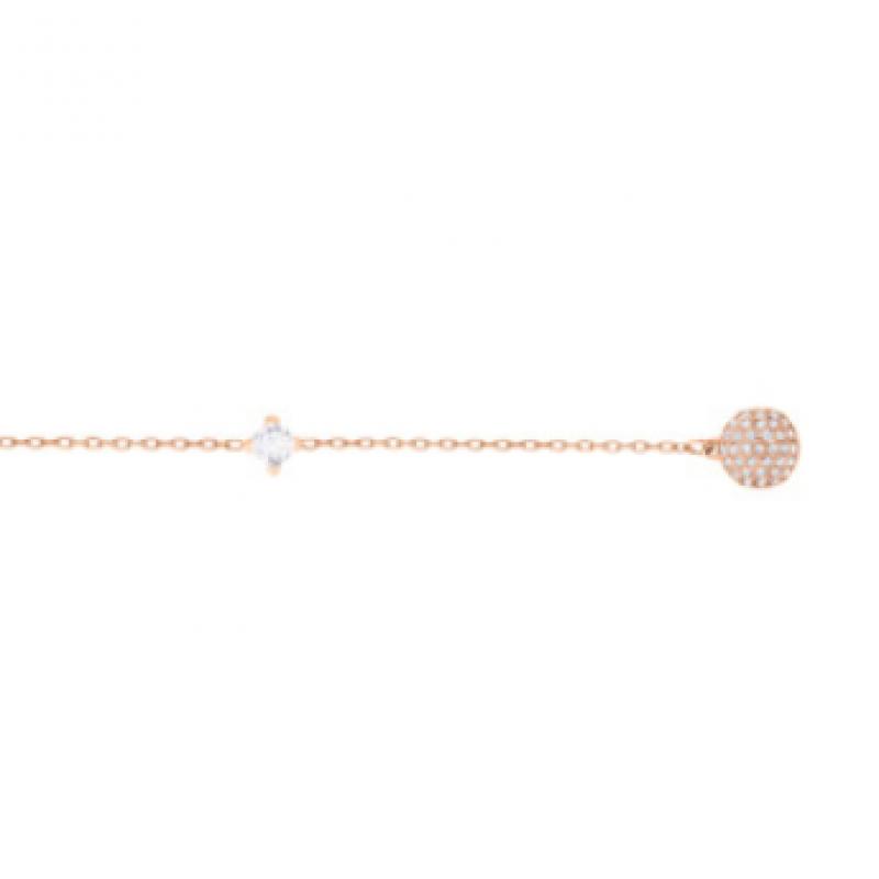 Swarovski Сверкающий браслет-лебедь M