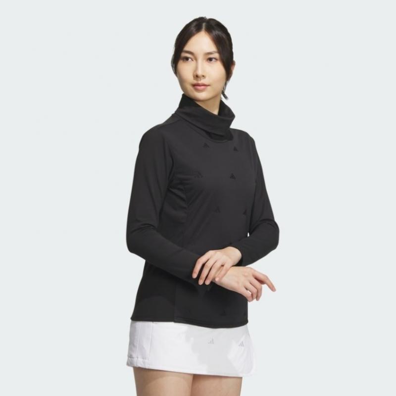 Adidas Golf 2023 Fw Women Golf Frost Guard Cold Lady Long Sleeve Mock Neck Shirt Hz6122