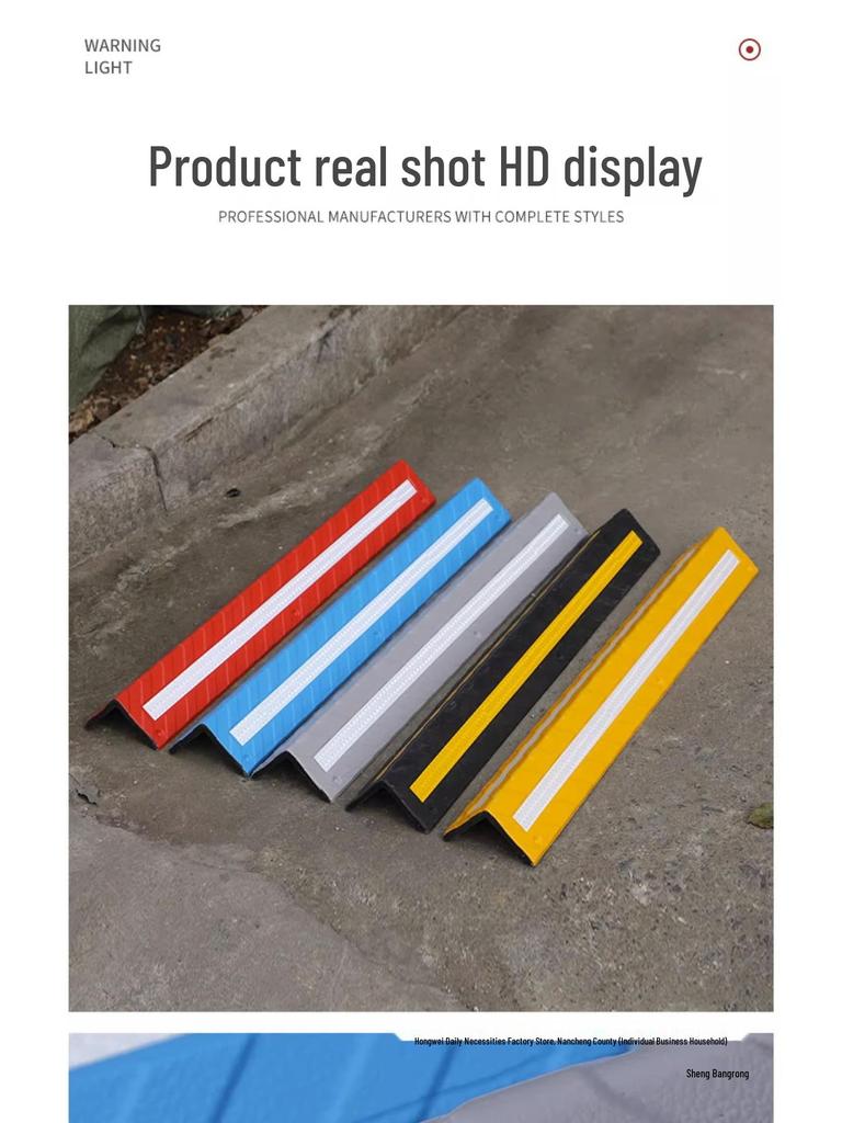 High-End Rubber Wall Corner Protector: Anti-Collision Strip for Interiors, Airports, Garages, and Parking Lots