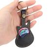 Guitar Pick Holder with 5 Picks, 12x5.2cm Electric Guitar Shape, Hangs from Keys, Compact, Ultra-Lightweight, Portable, and Easily Lost, Perfect Gift