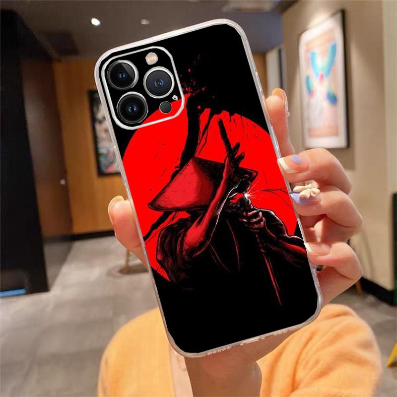 Чехол для телефона Для iphone 17 Pro Max Air 16 15 14 13 Pro Max 15 16 Pro 15Plus Япония Самурай Ниндзя