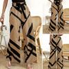 Women Casual Pants Elastic High Waist Adjustable Drawstring Wide Leg Long Trousers Line Print Sport Pants