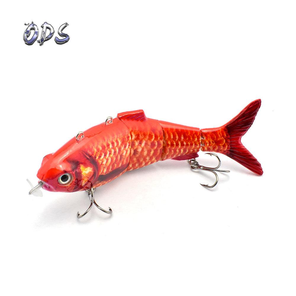 Rechargeable 130mm 42g Automatic Swimming Electronic Fish Lure Bait Smart Plastic Bait for Bottom Fishing