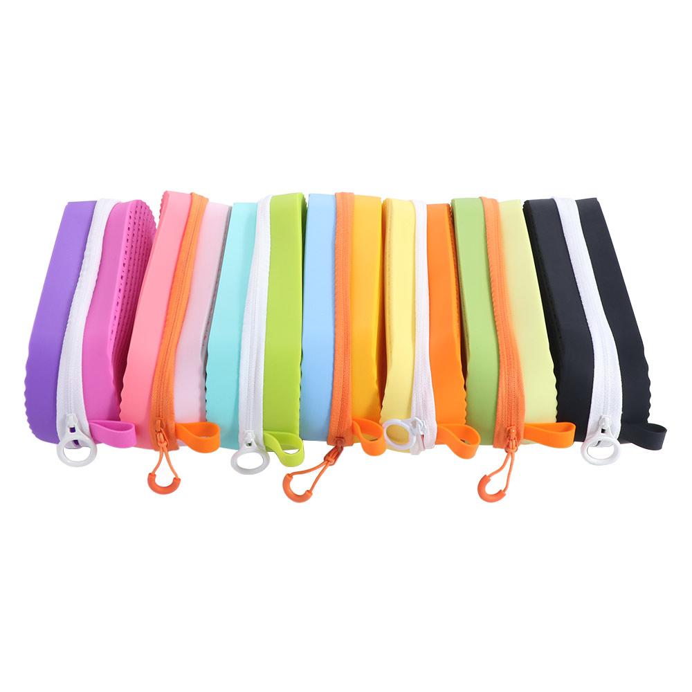 Silicone Swim Goggle Case Portable Waterproof Zipper Eyeglasses Case Soft with Drain Hole Swimming Goggles Protection Box