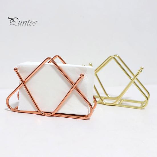 Железный держатель для бумажных полотенец Треугольная форма Нержавеющая сталь Большая емкость Полированная без деформации Бар Офисный кухонный стол Держатель для салфеток Диспенсер для салфеток