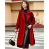 Sisui Nianhua Women's Elegant Mid-Length Wool Coat