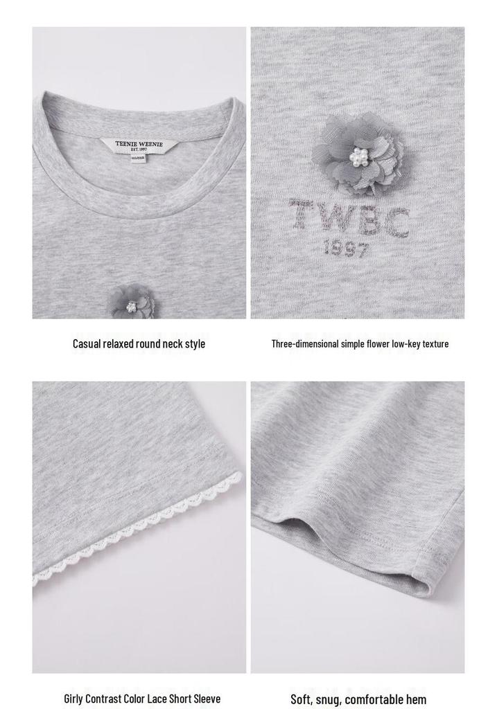 Teenie Weenie Women's Bear Graphic T-Shirt