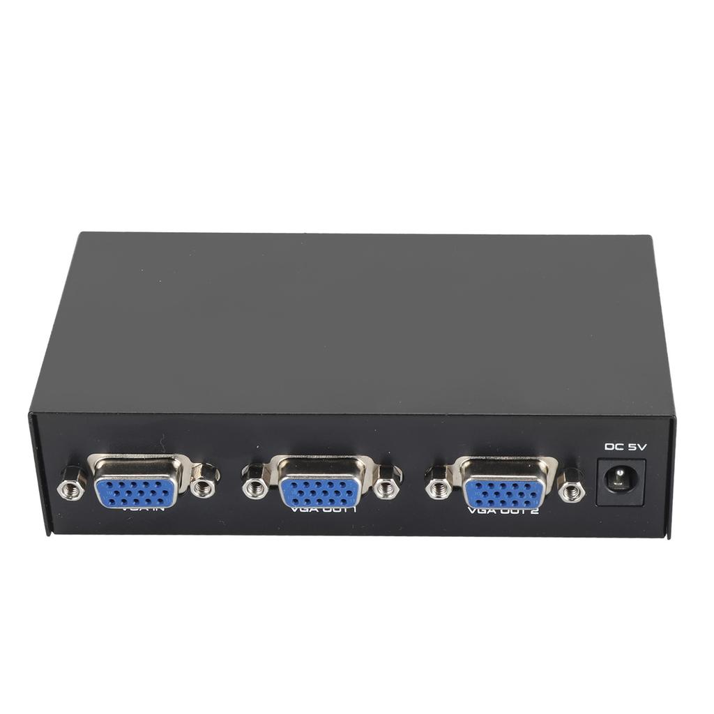 VGA Сплиттер 2 Порта 1920X1440 200МГц 1 вход 2 выхода VGA Видео Сплиттер для Дублирования Экрана