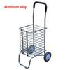 Складная тележка для покупок и багажа из алюминиевого сплава