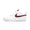 Low 2 Low Top Kids' Skateboarding Shoes White Red Children Aged 3 7 Years Old Sneakers BQ5451-120