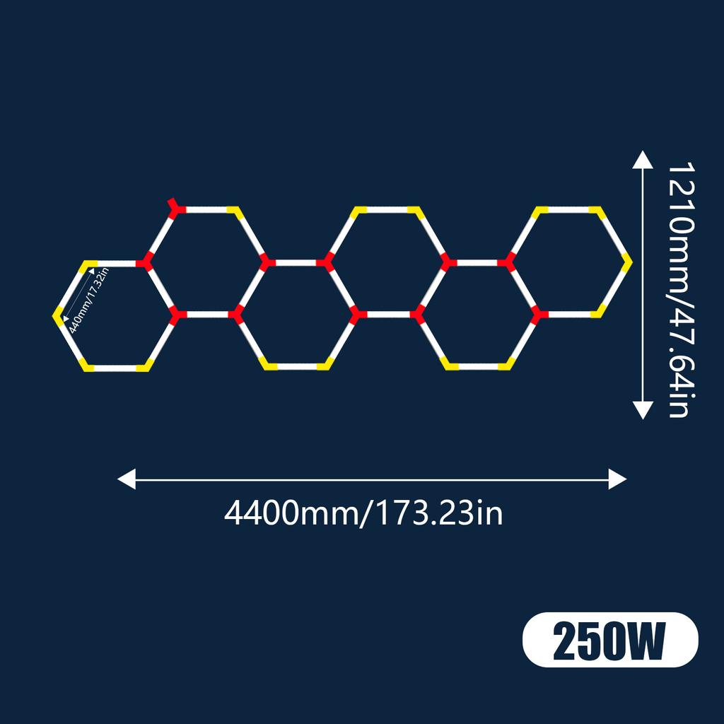 Офисный сверхбольшой светодиодный светильник для мастерской 6500K Потолочный светильник для гаража Светильник для магазина для детейлинга автомобилей Спортзала Супермаркета Выставочного зала d