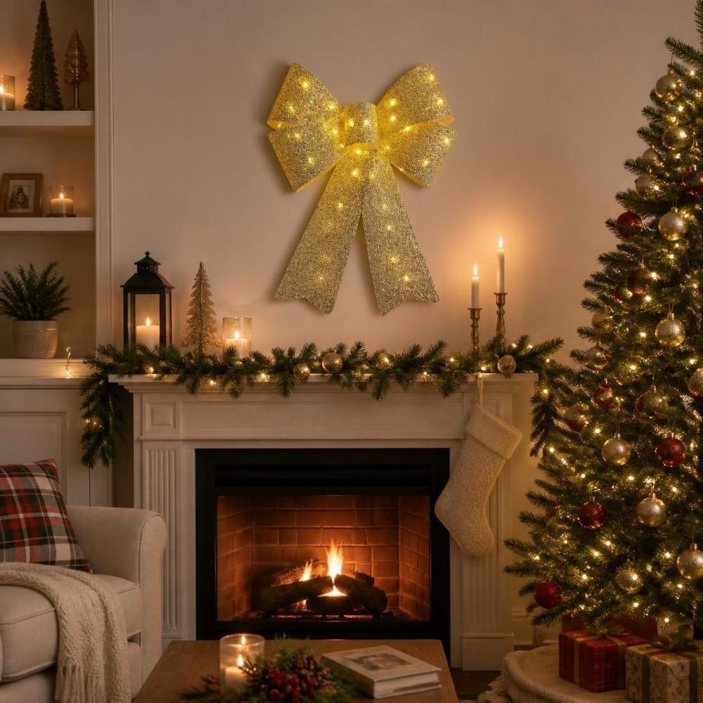 Elegant Xmas Tree Hanging Ornament Sparkling Christmas Decoration Charms Christmas Party