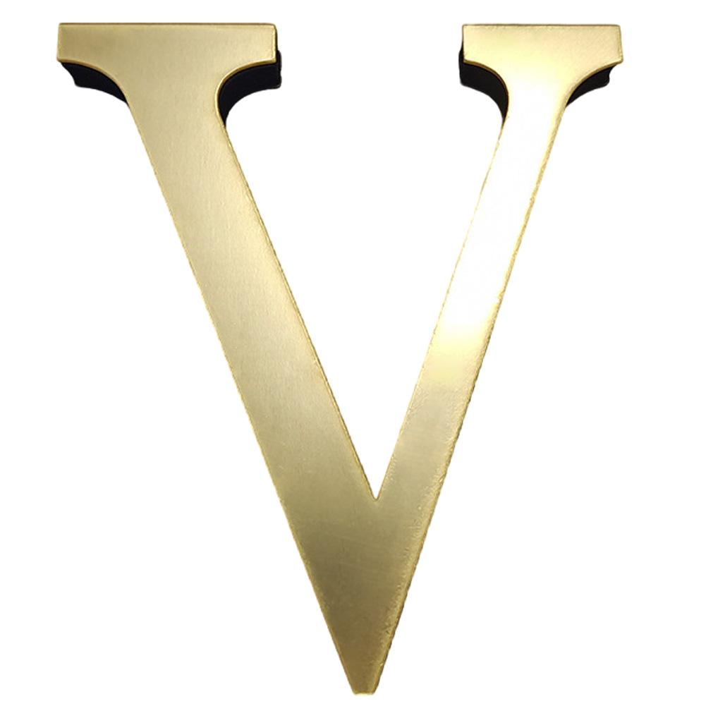 20см 3D Акриловые Английские Буквы Наклейки на Стену Декоративные Буквы Настенные Украшения Золотой Алфавит Настенные Орнаменты для Настенного Искусства