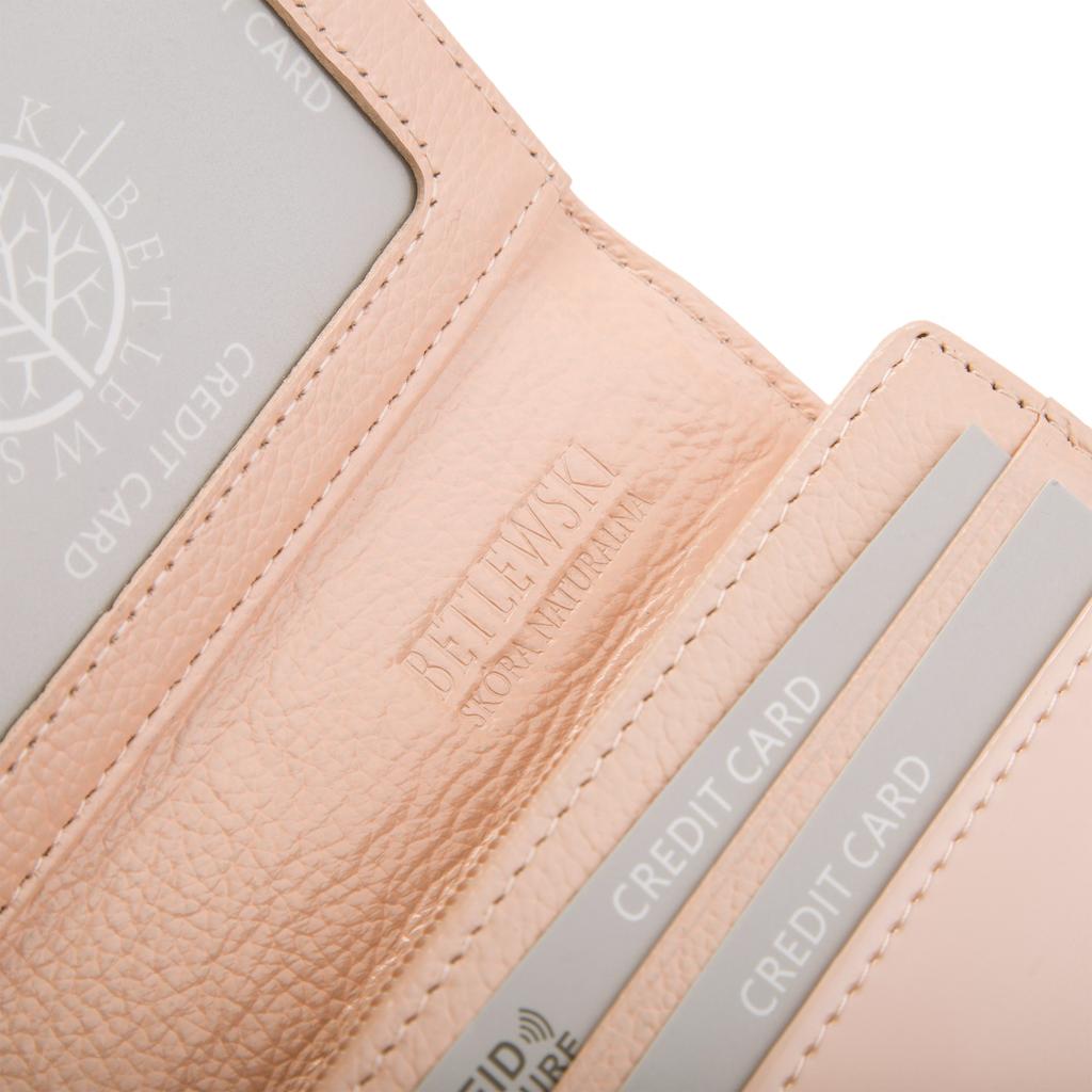 BPD-VS-106 POWDERED SHINY Women' Wallet +CERTIFICATE