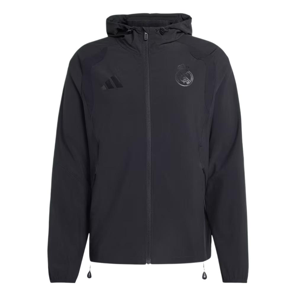 adidas Реал Мадрид Туристическая ветровка для футбола Мужские куртки KC7805