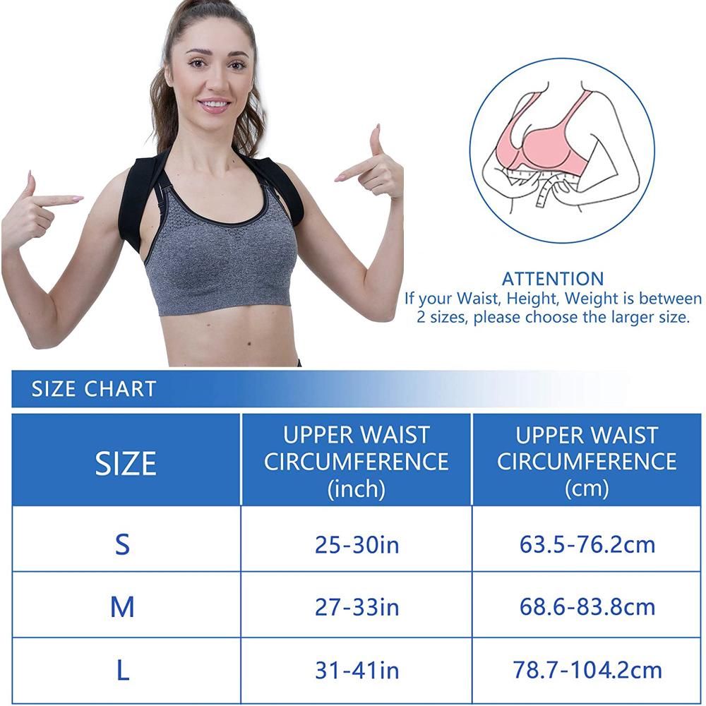 Posture Corrector For Women And Men,Adjustable Upper Back Brace, Breathable Back Support Straightener, Providing Pain Relief