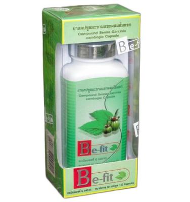 Капсулы для похудения Herbs Be-fit Garcinia and Senna, 60 шт.