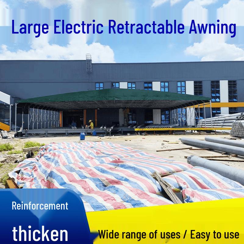 Heavy-Duty Retractable Warehouse Shed