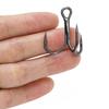10pcs Black Color Treble Hook High Strength Bass Hooks 2026 Fishing Lure Hooks  Bass Fishing