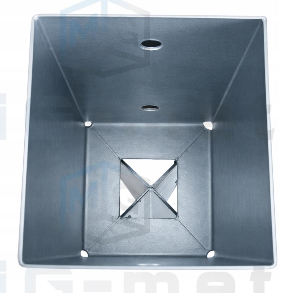 4X Column Base Hitch Anchor 80X80X750Mm Beam Support 8X8Cm