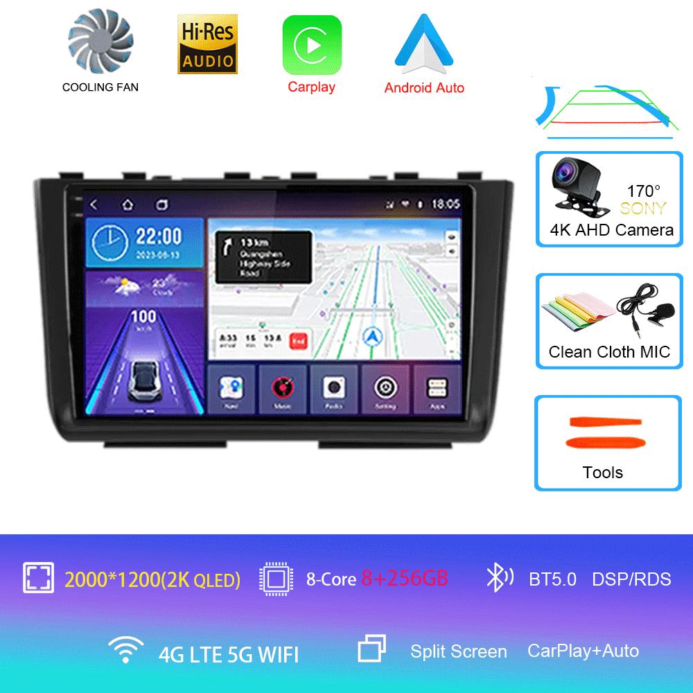 Автомобильное радио Android 14 Carplay для Hyundai Creta 2 IX25 2020 2021 Мультимедийный видеоплеер Навигация GPS Стерео Головное устройство Нет 2din