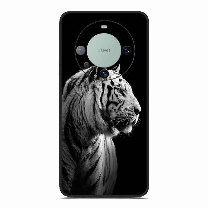 Мягкий ТПУ чехол для телефона Huawei Mate 60 Силиконовая роскошная задняя крышка для Huawei Mate 60 pro Чехол Животное Лев Динозавры