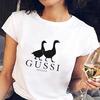 Funny Cute Two Goose Ga Ga Ga Gu T Shirt Skateboard Street T Shirt Fashion