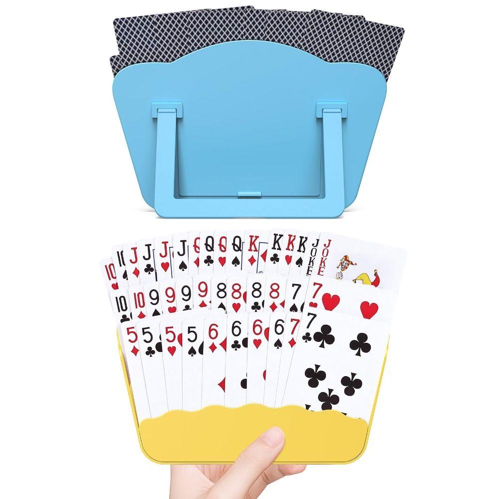 Expandable Card Holder ABS Hands Free Card Holder New Playing Cards Holders Party
