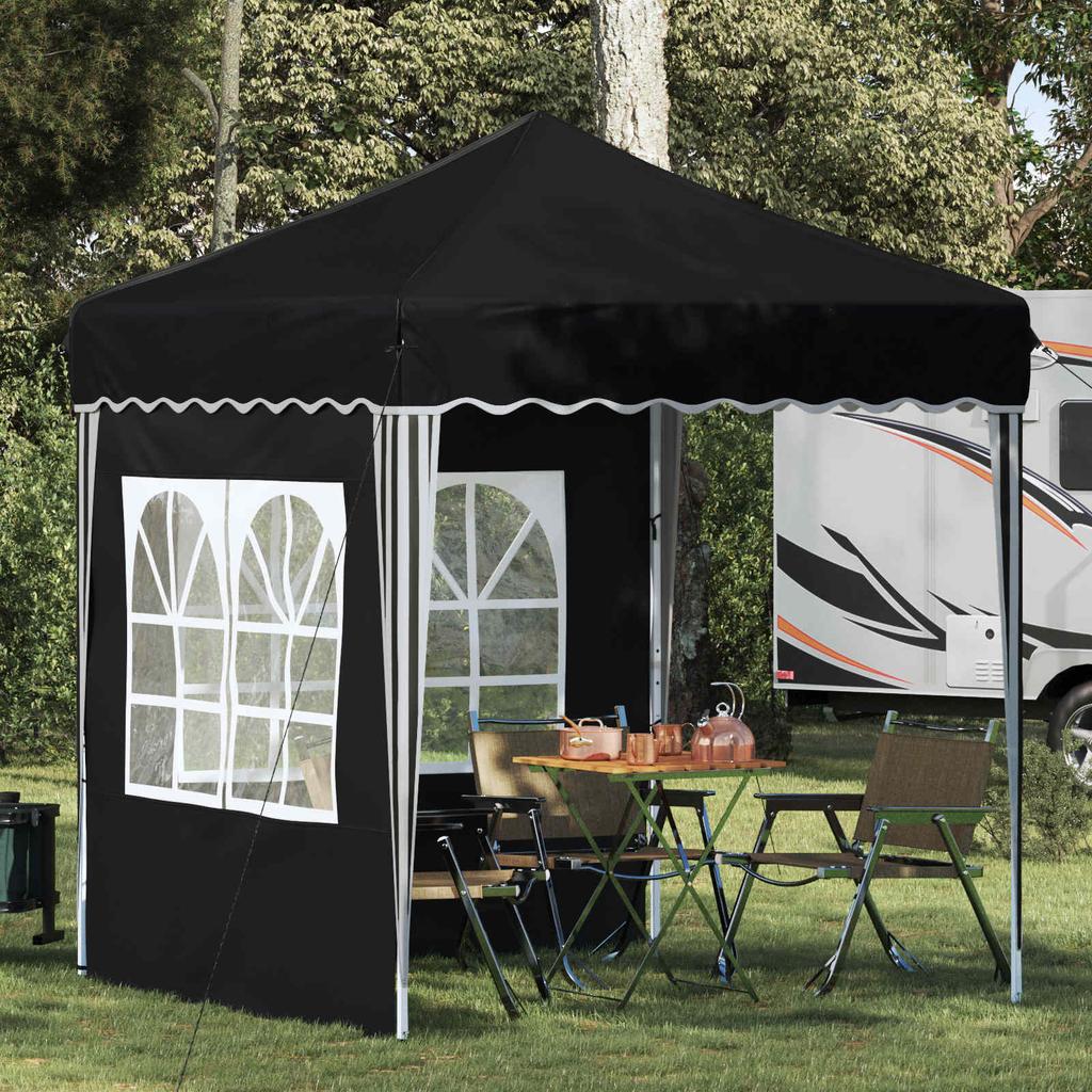 Pop up Party Tent 195 x 195 x 245 cm Anthracite Oxford Fabric