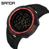SANDA New Electronic Meter Movement Fashion Trend Men's Middle School Students Watch The Night Light Waterproof Watch