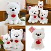 White West Highland Terrier Plush Toy Pp Cotton Filling Children Playroom Decor
