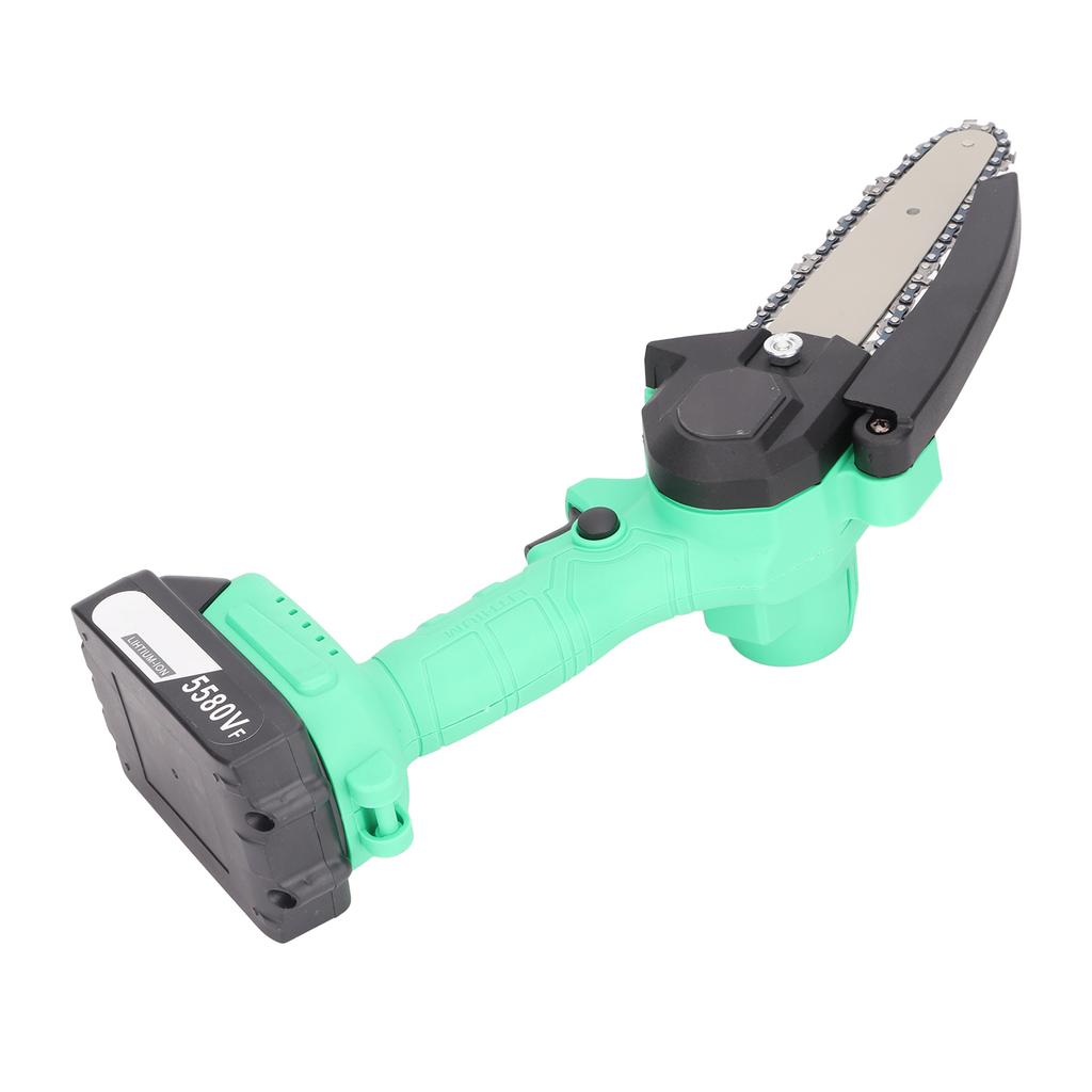 Электрическая цепная пила 6 дюймов Многофункциональная ручная малая цепная пила на литиевой батарее 100?240В