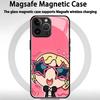INS R-ROSIES Phone Case For iPhone 17 air 16 e 15 14 13 12 11 Plus Mini Pro Max Glass Magnetic Case