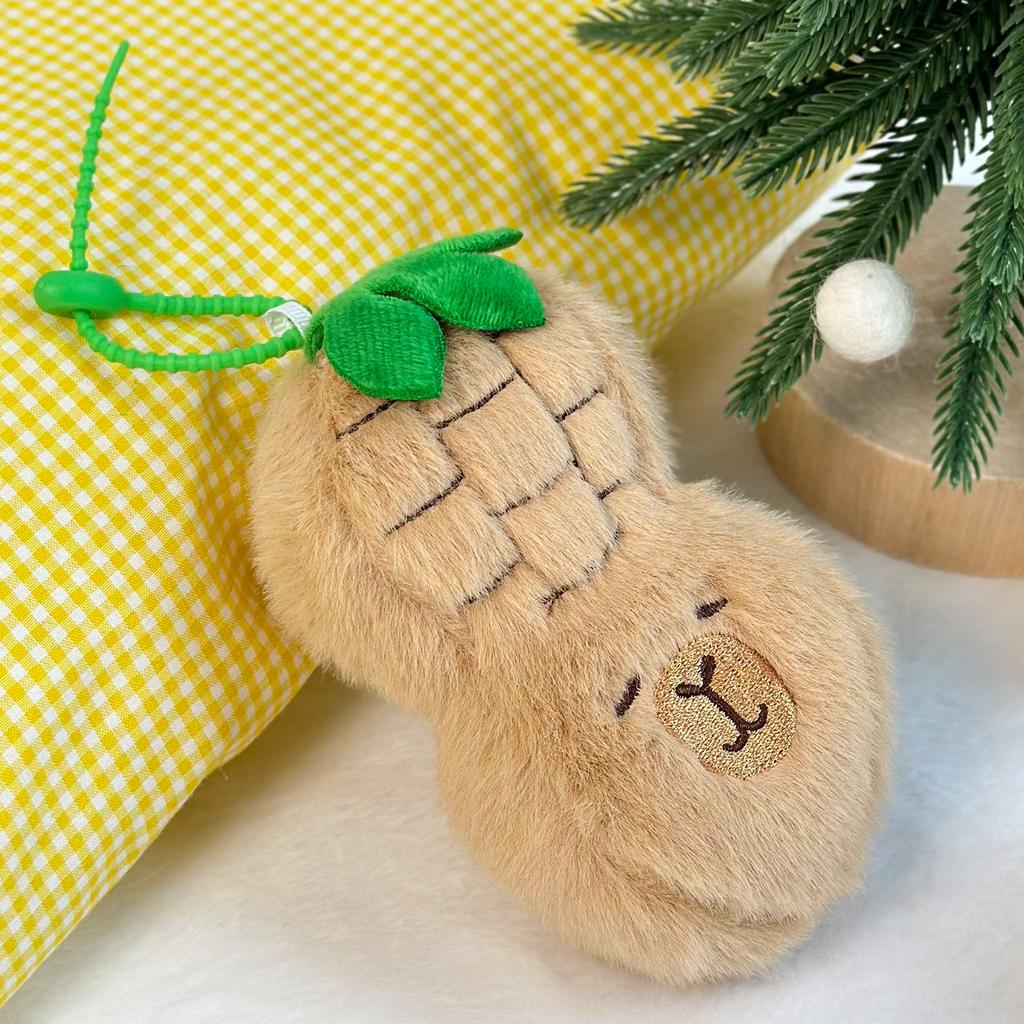 Капибала плюшевый кулон, милая кукла-капибар, тряпичная кукла, брелок, 4-дюймовая кукла-захват