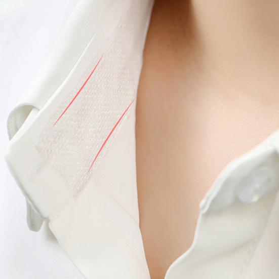 Разрезаемая клейкая подушечка для защиты шеи от пота для мужчин и женщин, впитывающая грязь и пот