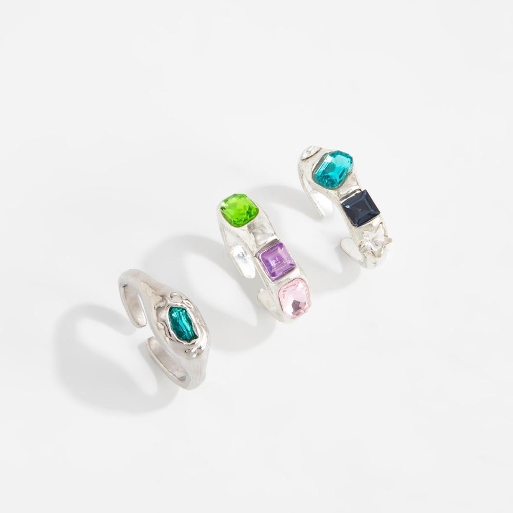 5PCS/3PCS Adjustable Open Foot Rings Polished Finish Beach Jewelry  Summer Season