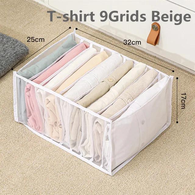 New Jeans Organization Storage Box Closet Organizer Clothing Organization System Drawer Organizers Cabinet Pants Storage Organiz
